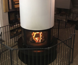 Rocal Circular Woodburning Stove