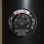 Stove pipe thermometer